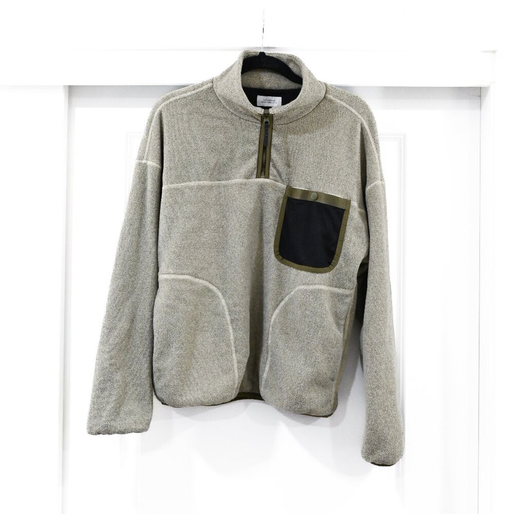 Saturdays NYC Mens Small Rainier Fleece Half Zip